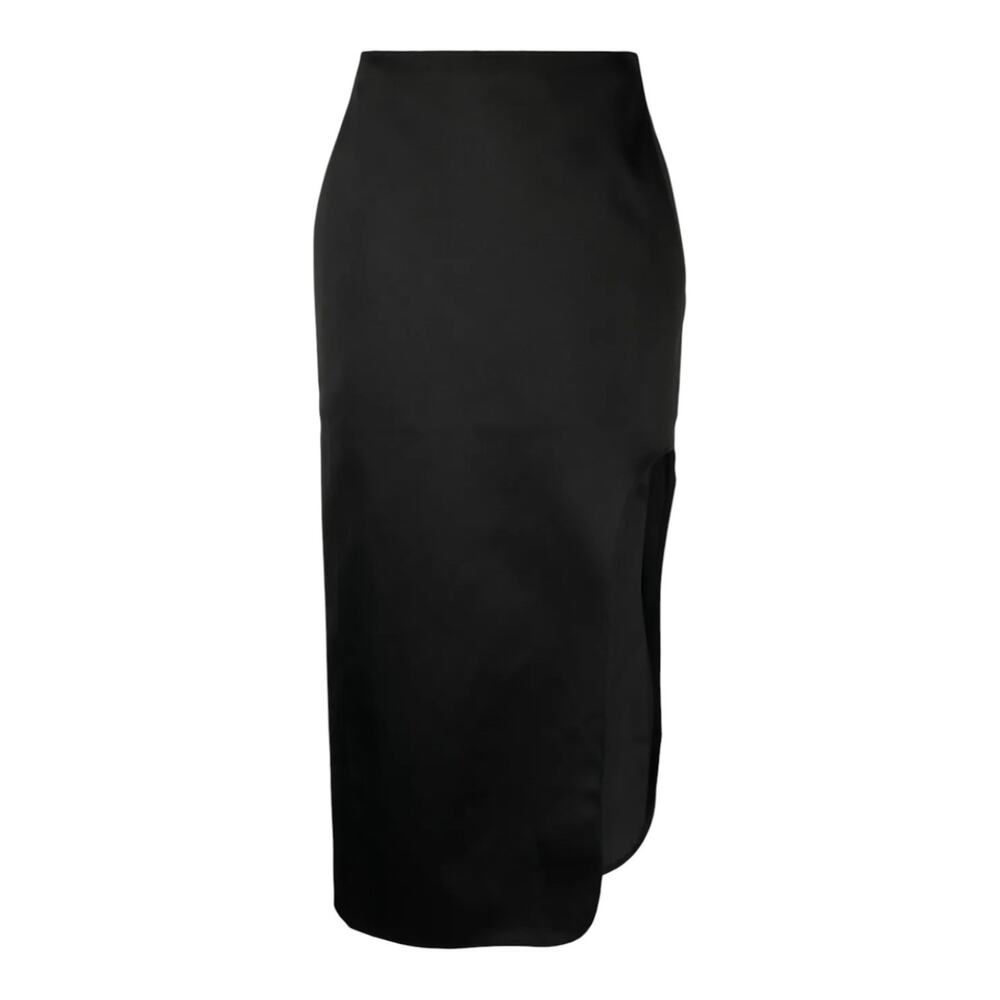 By Malene Birger Wick Cutout Midi Skirt Black Sz 40 US 8